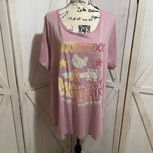 NWT Lane Bryant Woodstock Concert Tee 18/20
